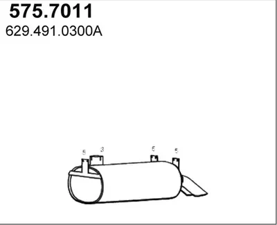 Zentral- und Oberschalldämpfer ASSO 575.7011
