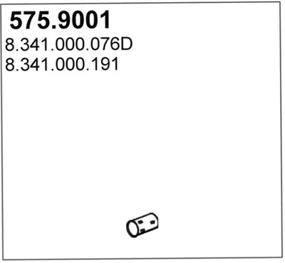 Auspuffrohr ASSO 575.901