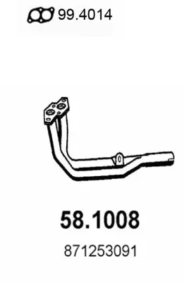 Auspuffrohr Vw JETTA I · Vw DERBY · Vw POLO