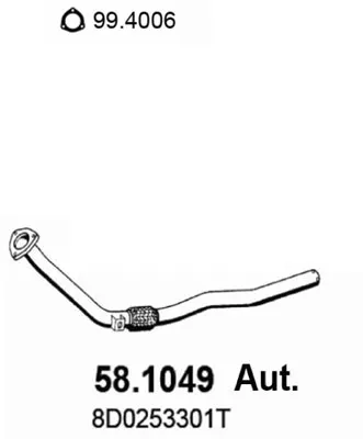 Auspuffrohr Audi A4 B5 · Audi A6 C5 · Audi A4 B5 Avant