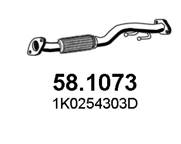 Auspuffrohrsitz ALHAMBRA · Vw TOURAN · Vw GOLF V