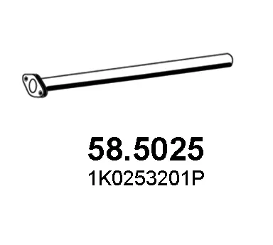 Auspuffrohr Vw GOLF V · Vw GOLF PLUS V · Vw JETTA III