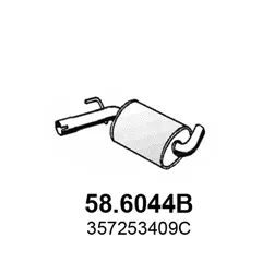 ASSO 58.6044B Medienschalldämpfer