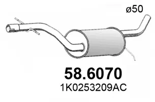 Zentrum Schalldämpfer Audi A3 · Audi A3 Sportback · Sitz ALTEA
