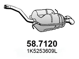 Schalldämpfer Skoda OCTAVIA II · Skoda OCTAVIA II Combi · Vw JETTA III