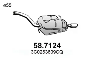 Schalldämpfer Vw PASSAT B6 · Vw PASSAT B6 Variante · Vw PASSAT B7