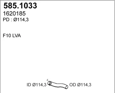 Abgasschlauch ASSO 585.1033