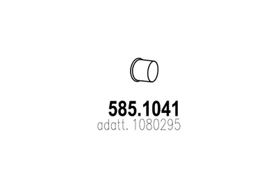 Auspuffrohr ASSO 585.1041