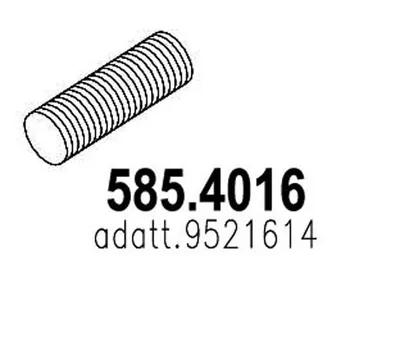Flexible Verbindung, Abgas ASSO 585.4016