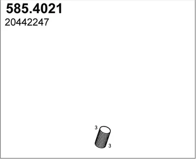 Flexible Verbindung, Abgas ASSO 585.4021