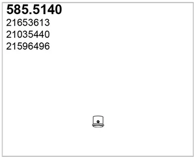 Auspuffrohr ASSO 585,5140