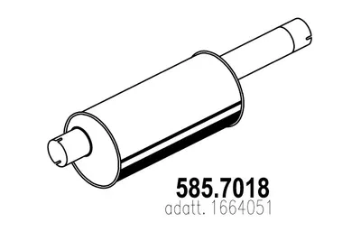 Zentral- und Oberschalldämpfer ASSO 585.7018