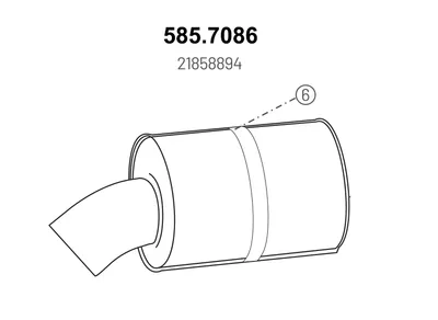 Schalldämpfer ASSO 585.7086