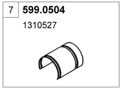 Montagesatz, Schalldämpfer ASSO 599.0504
