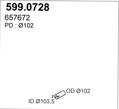 Montagesatz, Schalldämpfer ASSO 599.0728