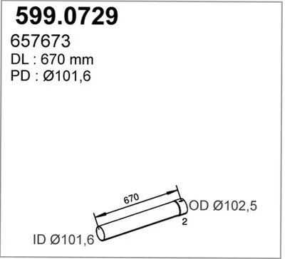 Montagesatz, Schalldämpfer ASSO 599.0729