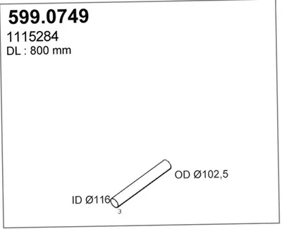 Montagesatz, ASSO Schalldämpfer 599.0749