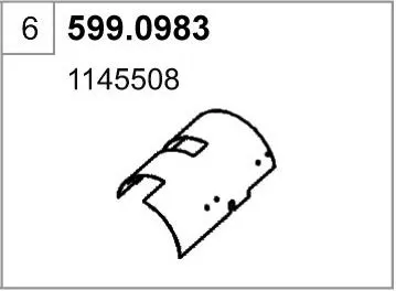 Montagesatz, Schalldämpfer ASSO 599.0983
