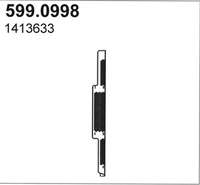 Montagesatz, Schalldämpfer ASSO 599.0998