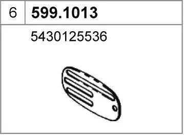 Montagesatz, ASSO Schalldämpfer 599.1013