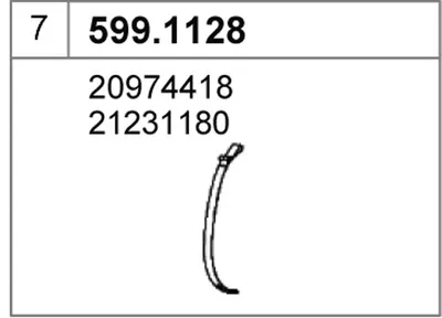 Montagesatz, Schalldämpfer ASSO 599.1128