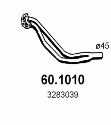 Auspuffrohr Volvo 340-360 Limousine · Volvo 340-360