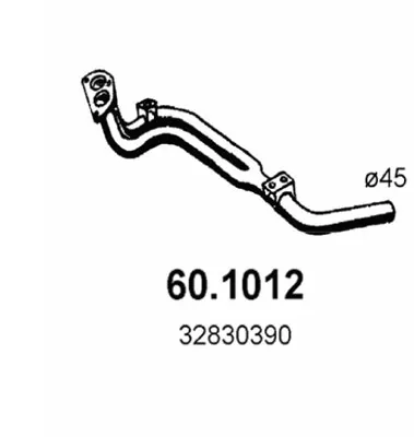 Auspuffrohr Volvo 340-360 Limousine · Volvo 340-360