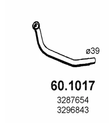Auspuffrohr Volvo 340-360 Limousine · Volvo 340-360