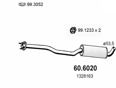 Zentrum Schalldämpfer Volvo 940 · Volvo 740 · Volvo 760