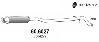 ASSO 60.6027 Medienschalldämpfer