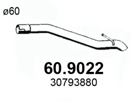 Auspuffrohr Volvo S40 II · Volvo V50 · Volvo C70 II Cabrio