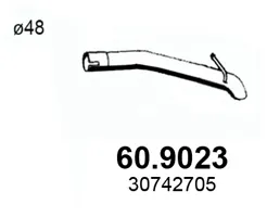 Auspuffrohr Volvo C30