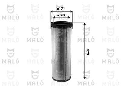 AKRON-MAL , 1500667 Zusatzluftfilter