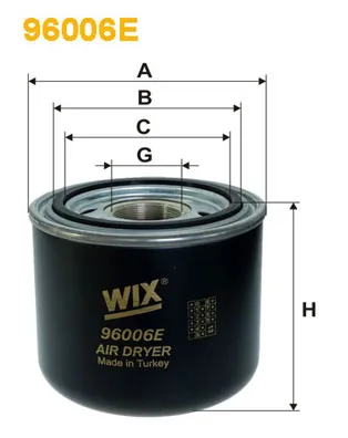 Lufttrocknerkartusche, WIX FILTER 9606E Druckluftsystem