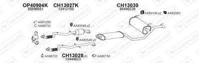 Abgassystem Chevrolet ORLANDO