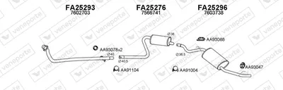Abgassystem Fiat DUNA Wochenende · Fiat ELBA