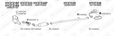 Abgassystem Hyundai TUCSON
