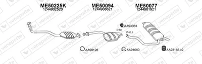 Abgassystem Mercedes-Benz E-CLASS T-Modell