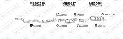 Abgassystem Mercedes-Benz 124 Limousine · Mercedes-Benz E-CLASS · Mercedes-Benz C-CLASS T-Modell