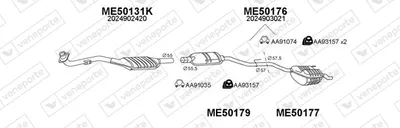 Abgassystem Mercedes-Benz C-CLASS · Mercedes-Benz C-CLASS T-Modell