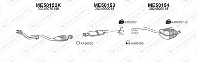 Abgassystem Mercedes-Benz C-CLASS