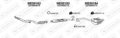 Abgassystem Mercedes-Benz C-CLASS