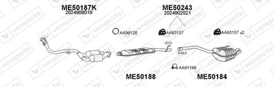 Abgassystem Mercedes-Benz C-CLASS · Mercedes-Benz C-CLASS T-Modell