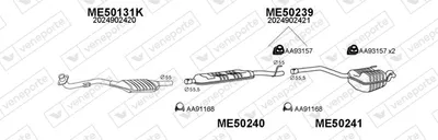 Abgassystem Mercedes-Benz C-CLASS · Mercedes-Benz C-CLASS T-Modell