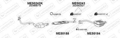 Abgassystem Mercedes-Benz C-CLASS
