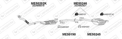 Abgassystem Mercedes-Benz C-CLASS · Mercedes-Benz C-CLASS T-Modell