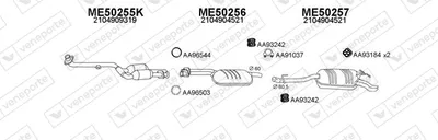 Abgassystem Mercedes-Benz E-CLASS