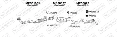 Abgassystem Mercedes-Benz E-CLASS