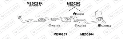 Abgassystem Mercedes-Benz E-CLASS T-Modell