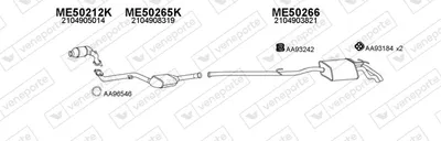 Abgassystem Mercedes-Benz E-CLASS